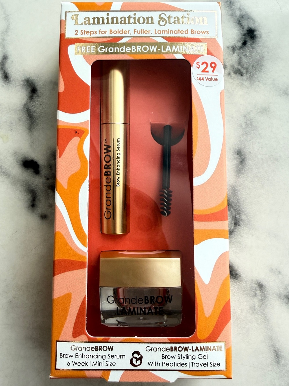 *NIB* Grande Cosmetics Lamination Station Brow Serum and Gel Set